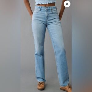 AE Stretch Super High-Waisted Straight Jean